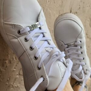 Guess Women's Classic White Lace-Up Sneakers